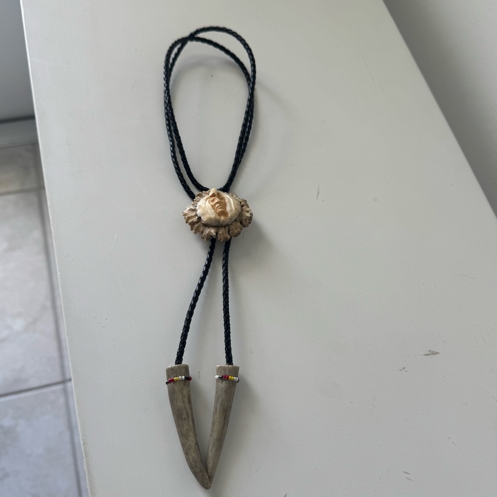 Handcrafted Black and Brown Necklace